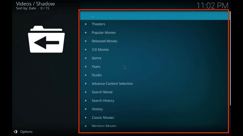 Shadow Kodi Streaming